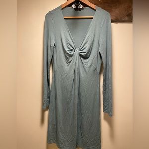 BCBG MAXAZRIA sage green dress